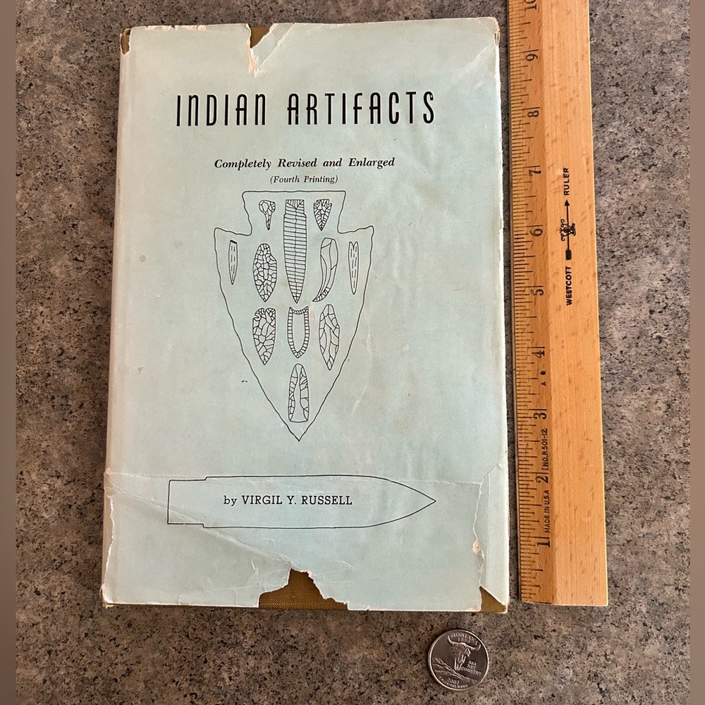 📕 Out of Print and Vintage Indian Artifacts 4th Printing [Russell] Western Decor